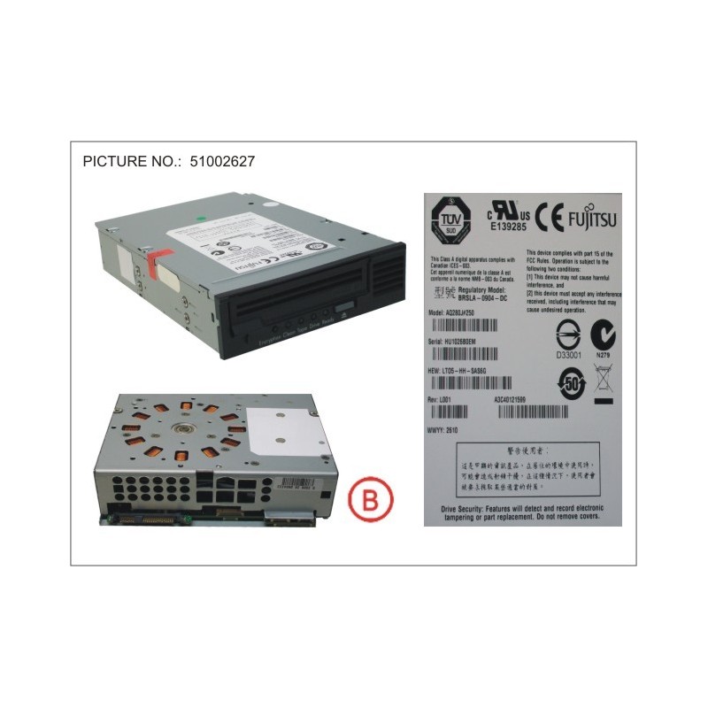 38016519 - TAPE KIT LTO5HH 1500GB 140MB/S SAS