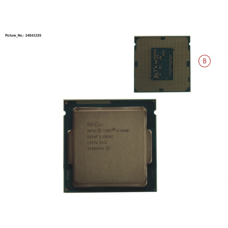 34043325 - CPU CORE I5-4440 3.1GHZ 84W