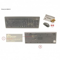 38062315 - WIRELESS KB MOUSE SET LX410 CZ/SK