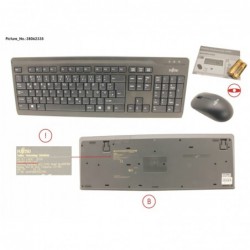 38062335 - WIRELESS KB MOUSE SET LX410 DE/US