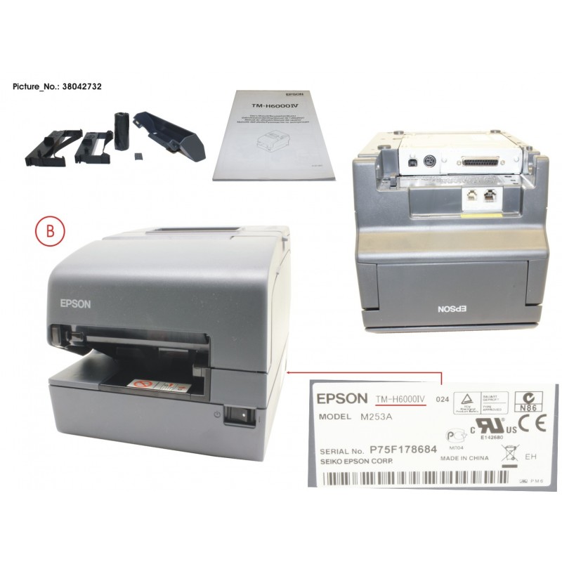 38042732 - EPSON TM-H6000 IV SERIAL + MICR BLACK