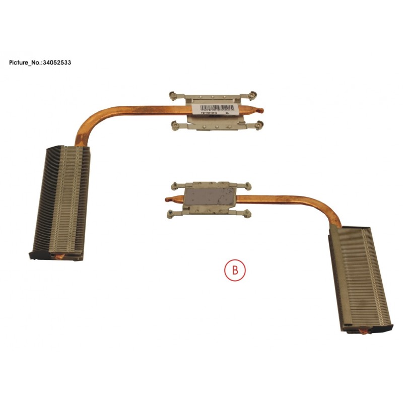 34052533 - HEATSINK ASSY (INCL. PAD)