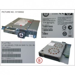 34032858 - LT S2 DRIVE LTO-5 HH SAS 1U, 2U, 4U