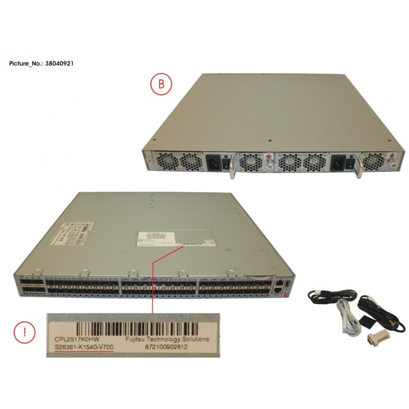 38040921 - SWITCH VDX6740-24-R-SPARE