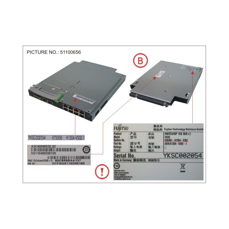 38018387 - PY CB ETH SWITCH/IBP 1GB 36/8+2