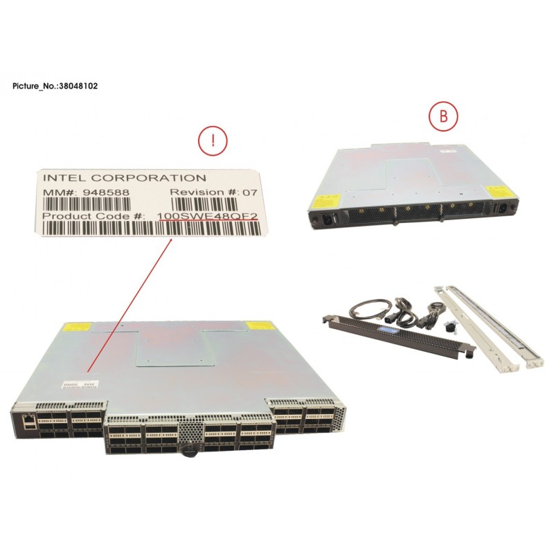 38048102 - OMNI PATH SWITCH 48 P MANAGED FA-RA 2PSU