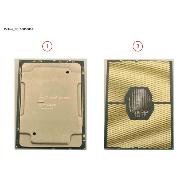38058832 - CPU XEON PLATINUM 8156 3,6GHZ 105W