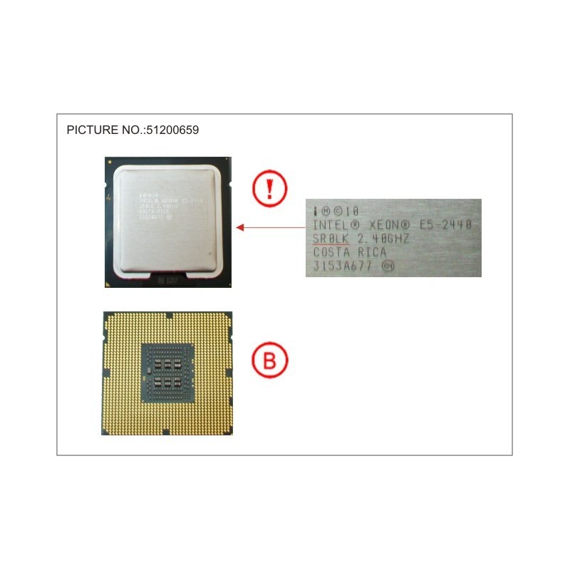 38020265 - CPU XEON E5-2440 2,40GHZ 95W