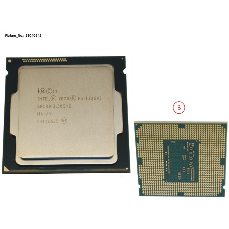 38040642 - CPU XEON E3-1226V3 3.3GHZ 84W