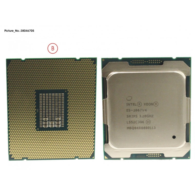 38046705 - CPU XEON E5-2667V4 3,2GHZ 135W