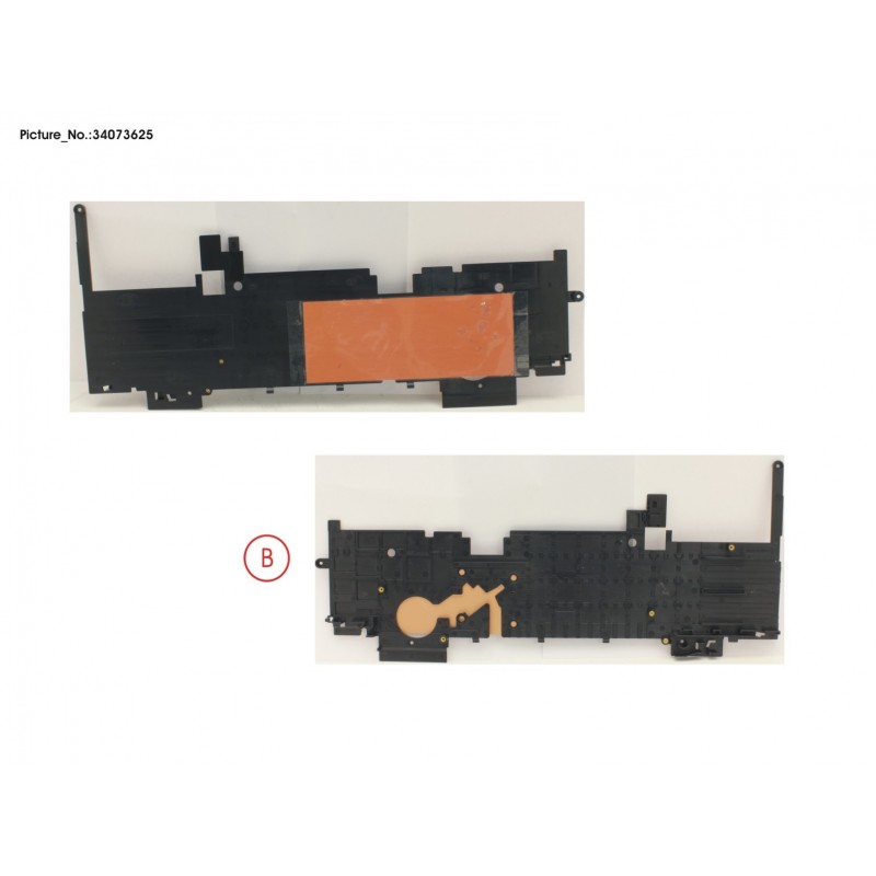 34073625 - FRAME FOR KEYB. W/ SIM SHEET,LOCK (WWAN)