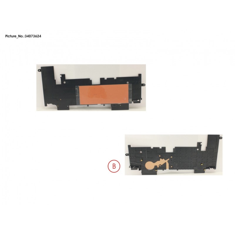 34073624 - FRAME FOR KEYB. W/O SIM SHEET,LOCK