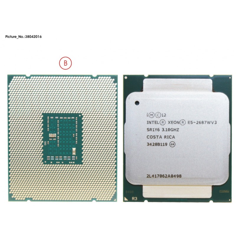 38042016 - CPU XEON E5-2687WV3 3.1GHZ 160W