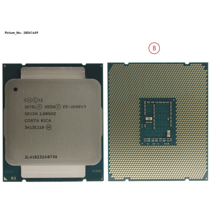 38041649 - CPU XEON E5-2690V3 2,6GHZ 135W