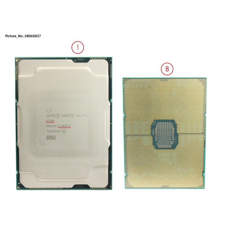 38065037 - CPU XEON SILVER 4316