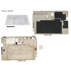 38042498 - LCD INNER BACK COVER W/ FP, W/ NFC