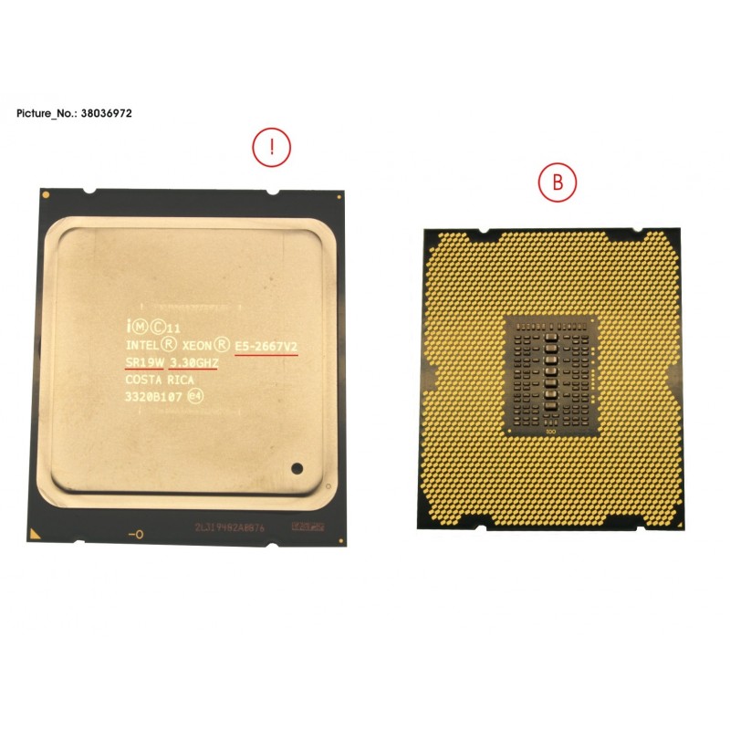 38036972 - CPU XEON E5-2667V2 3,3GHZ 130W