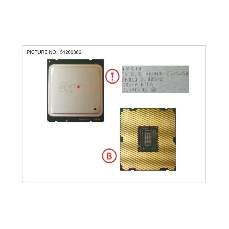 38019635 - CPU XEON E5-2650 2,0GHZ 95W