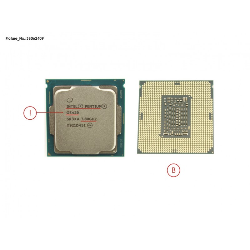 38062409 - CPU PENTIUM G5420 3.8GHZ 58W U0