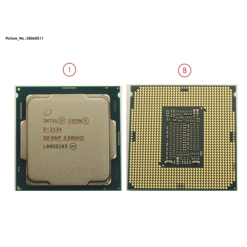 38060511 - CPU XEON E-2134 3.5 7GHZ1W