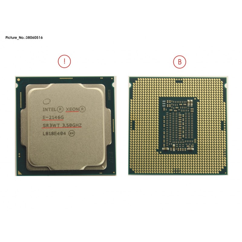 38060516 - CPU XEON E-2146G 3.5GHZ 80W