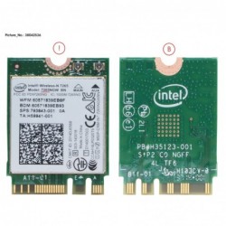 38042536 - WLAN MODULE INTEL 7265 B/G/N INCL. BT