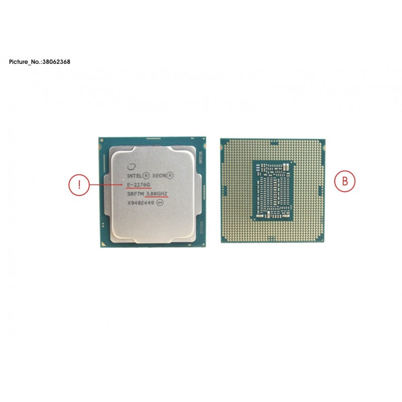 38062368 - CPU XEON E-2276G 3.8GHZ 80W