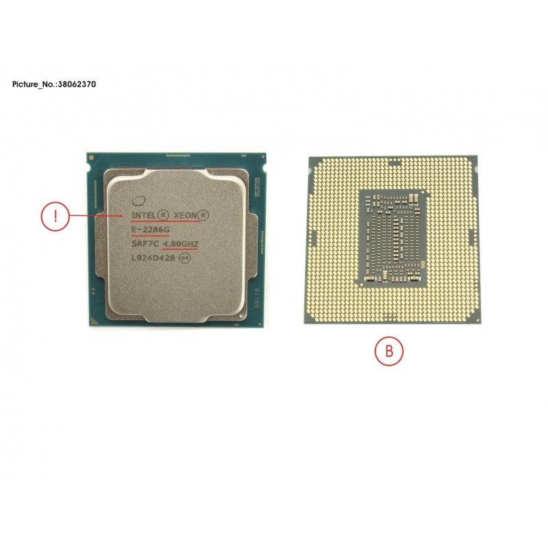 38062370 - CPU XEON E-2286G 4.0GHZ 95W