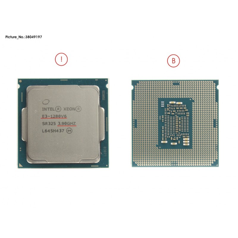 38049197 - CPU XEON E3-1280V6 3.9GHZ 72W