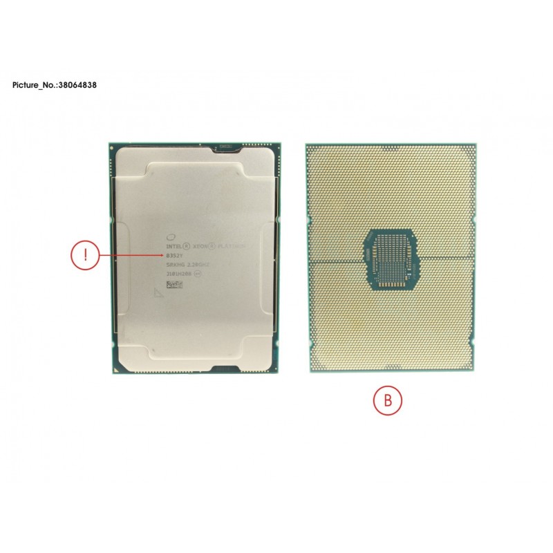 38064838 - CPU XEON PLATINUM 8352Y