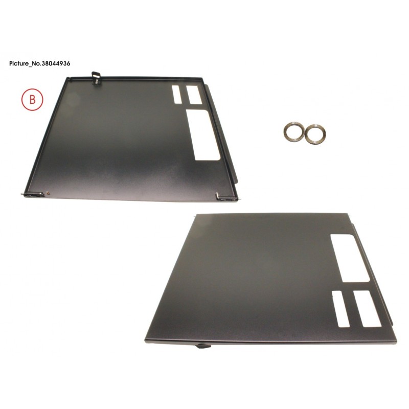 38044936 - SPM:UREV CASH BOX LOWER DOOR+HINGE PINS