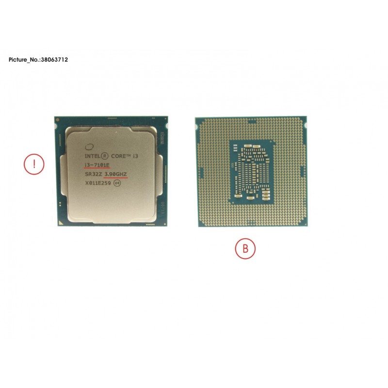 38063712 - CPU CORE I3-7101E