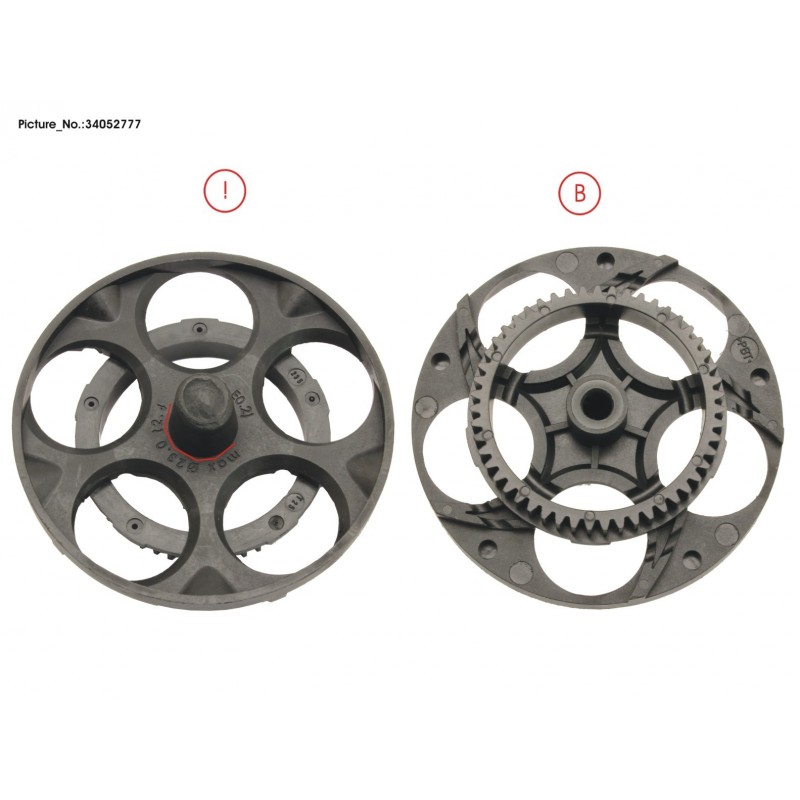 34052777 - CX25 ROTOR, EURO .20 & 1.00