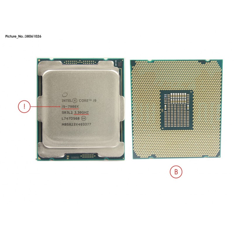 38061026 - CPU CORE I9-7900X 3.3GHZ 140W