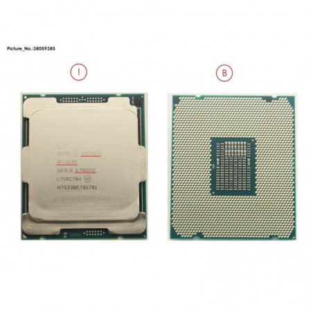 38059385 - CPU XEON W-2135 3.7GHZ 140W