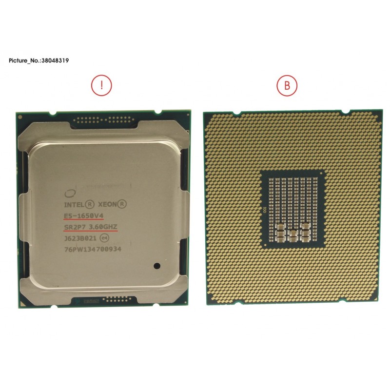 38048319 - CPU XEON E5-1650V4 3.6GHZ 140W