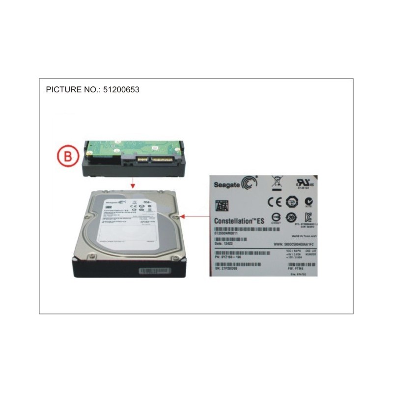 38019815 - HDD 2000GB BC-SATA 7K2 3,5'