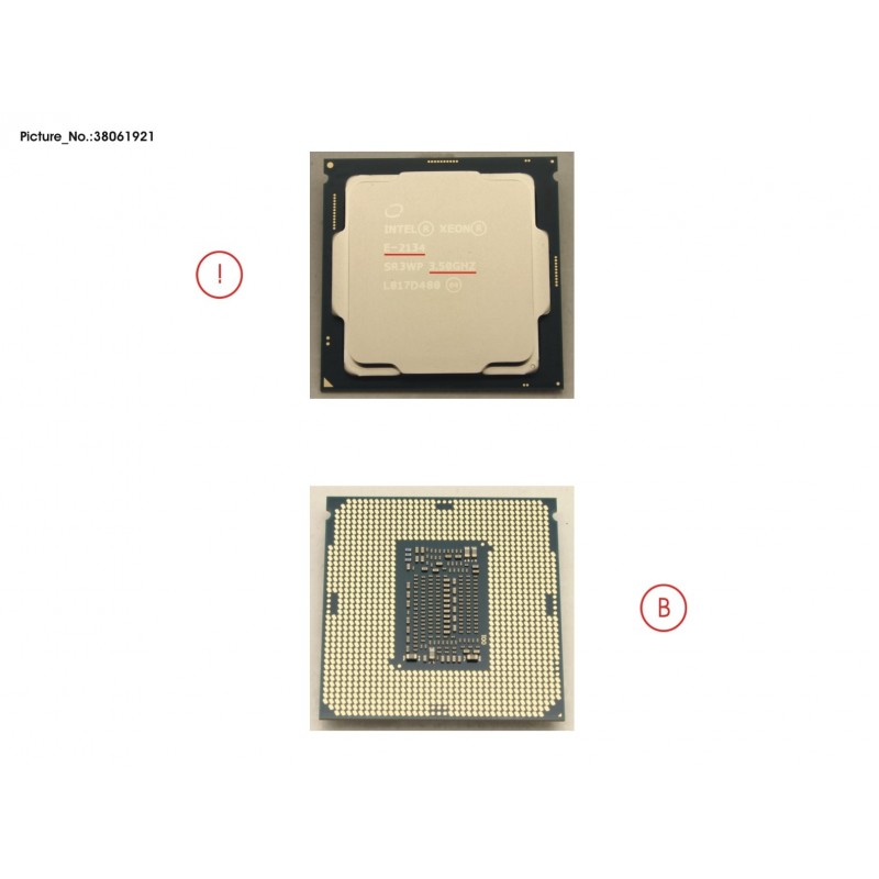 38061921 - CPU XEON E-2134 3.5GHZ 71W