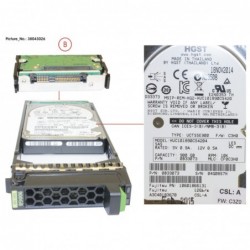 38043026 - JX40 S2 2,5" HD SAS 900GB 10k 12G 512E