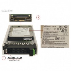 38049491 - DX S4 HD DRIVE 2.5'  600GB 15K