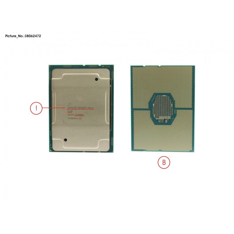 38062472 - CPU INTEL XEON GOLD 6128 3400 115W