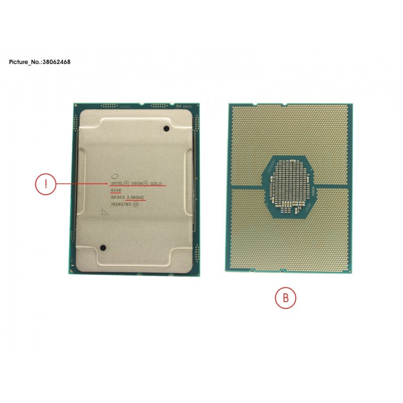 38062468 - CPU INTEL XEON GOLD 6140 2300 140W