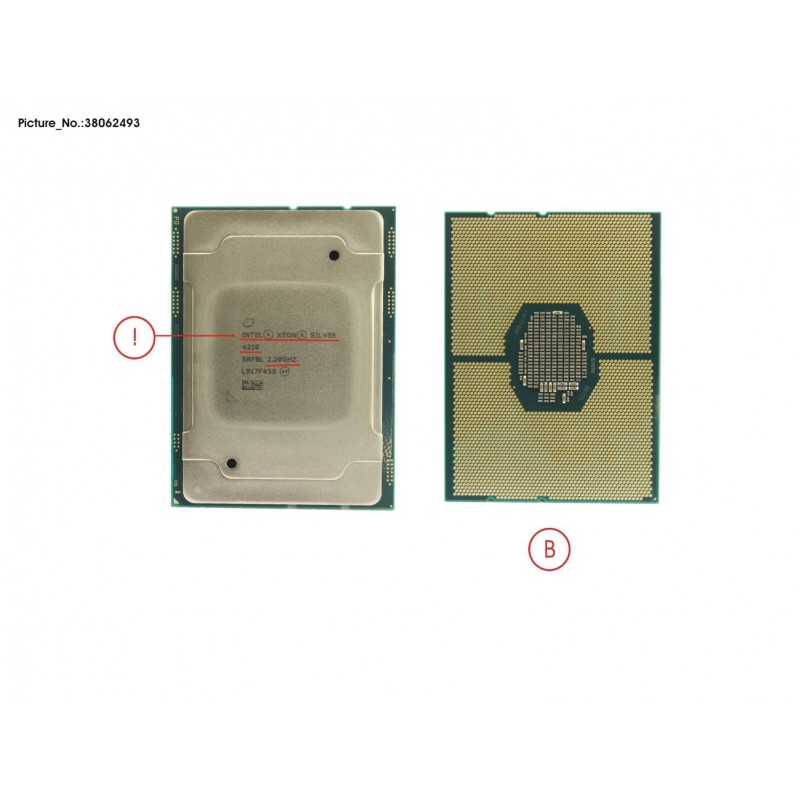 38062493 - CPU INTEL XEON SILVER 4210 2200 85W