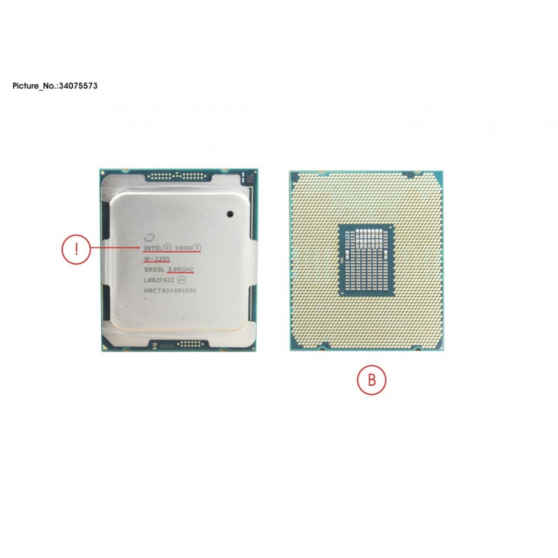 34075573 - CPU XEON W-2295 18C 3.GHZ 165W