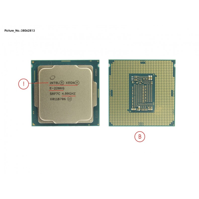38062813 - CPU XEON E-2286G 4.0GHZ 95W