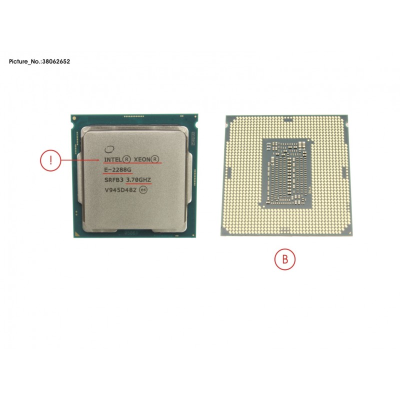 38062652 - CPU XEON E-2288G 3.7GHZ 95W