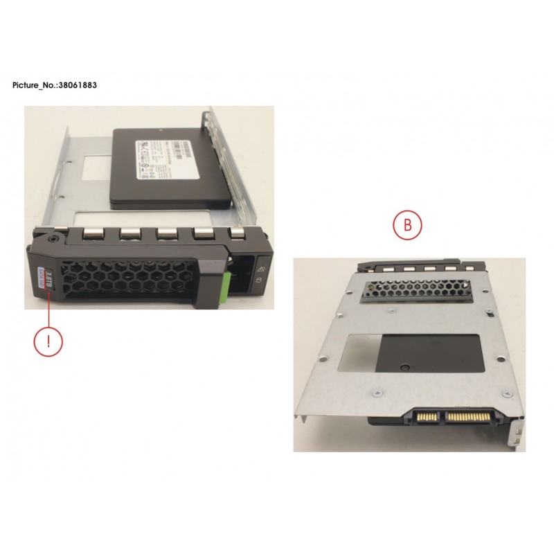 38061883 - SSD SATA 6G 3.84TB READ-INT. 3.5" PM883