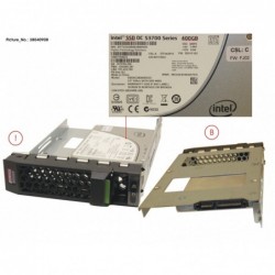 38040908 - SSD SATA 6G 400GB MAIN 3.5' H-P EP