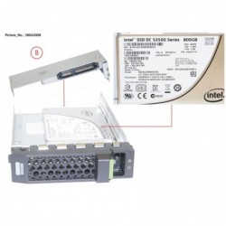 38043008 - SSD SATA 6G 800GB READ-INTEN 3.5' H-P EP