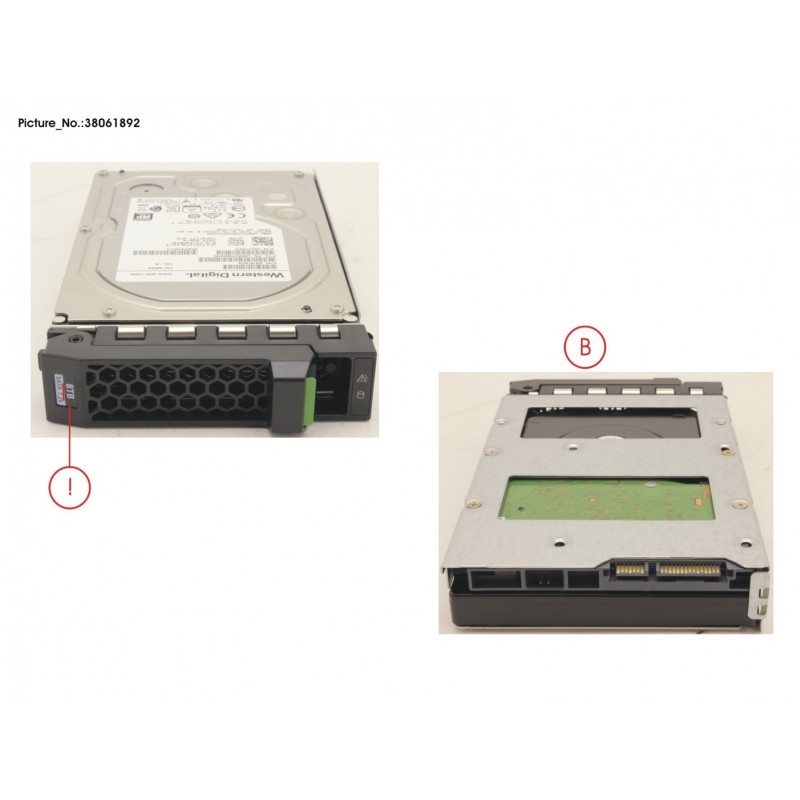 38061892 - HD SATA 6G 8TB 7.2K 512E HOT PL 3.5" BC